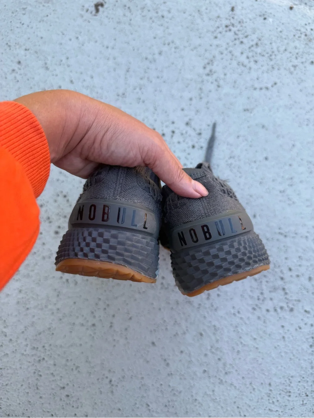 NOBULL All Day Knit trainers in grey size 10 - Picture 6 of 11